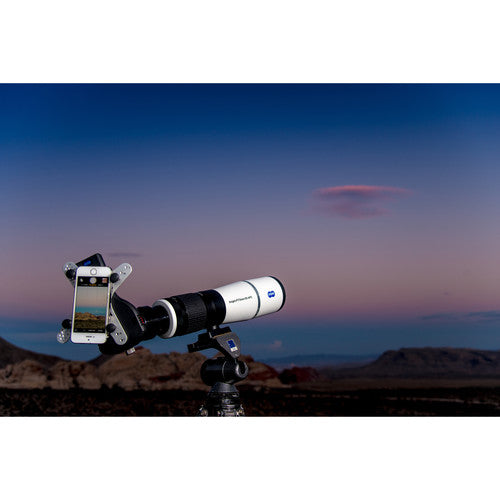 Snypex X-Wing SPA1 Adaptador Universal Smartphone para Digiscoping con Tubo Conector y Estuche Suave