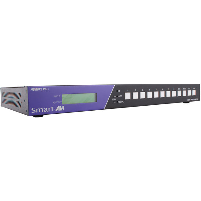 Smart-AVI HDR-8X8-PLUS-S Matriz HDMI 4K 8x8 con Fuente 12 VDC 4A