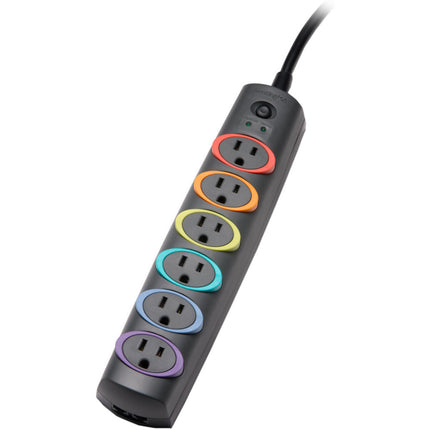 Kensington SmartSockets Premium protector contra sobretensiones 6 salidas garantía limitada de por vida