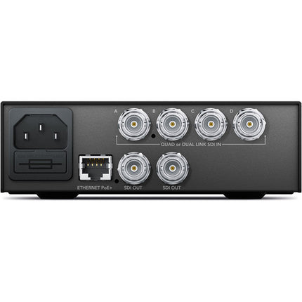 Blackmagic Design Teranex Mini Quad SDI a SDI 12G Convertidor 4K UHD 24-bit 48kHz