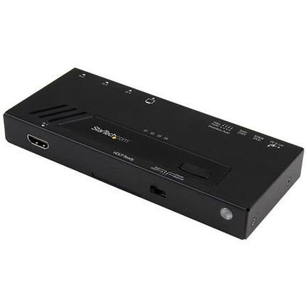 StarTech VS421HD4KA Switch HDMI 4K 4 Puertos con Control Remoto