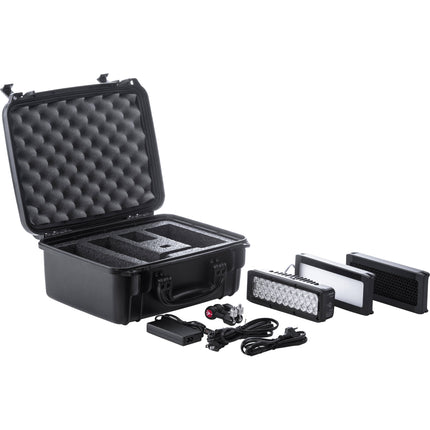 Litepanels Brick One Luz LED Bicolor 100W 36° con Accesorios y Estuche impermeable