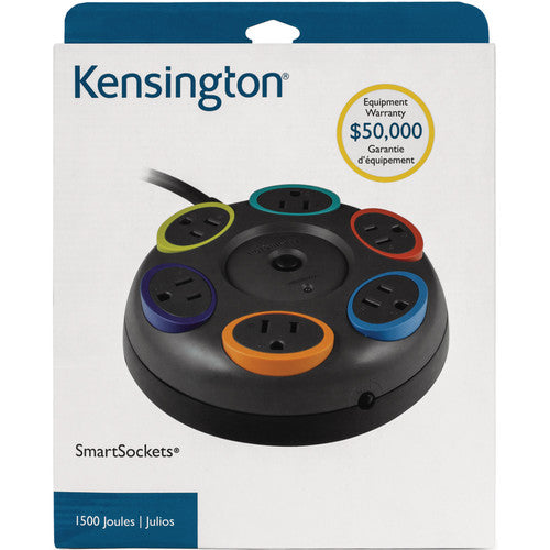 Kensington SmartSockets Protector de Sobretensión 6 Tomas con Garantía Limitada
