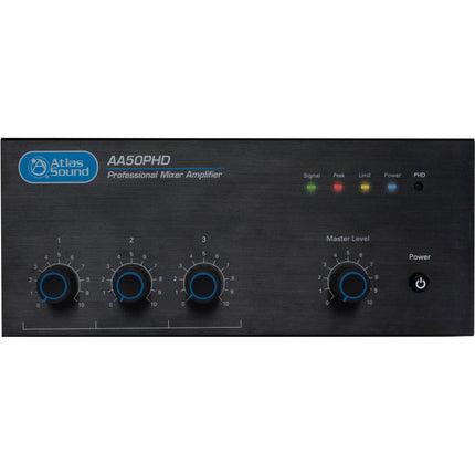 AtlasIED Atlas Sound AA50PHD Amplificador Mezclador BGM 50W 4 Entradas