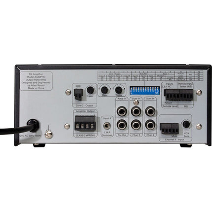 AtlasIED Atlas Sound AA50PHD Amplificador Mezclador BGM 50W 4 Entradas