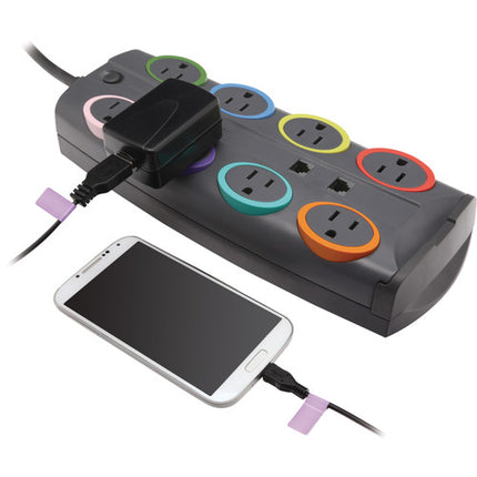 Protector Contra Sobretensiones Kensington SmartSockets 8 Tomas Estándar