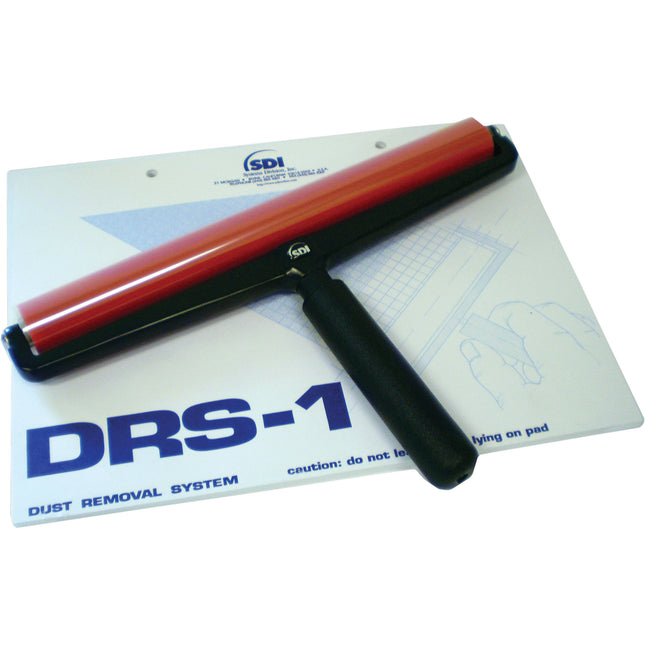 Drytac Dust Removal System Roller rodillo limpieza sustratos rígidos 12" rojo
