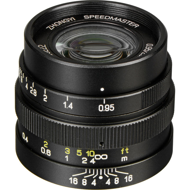Mitakon Zhongyi Speedmaster 25mm f/0.95 Lente para Micro Cuatro Tercios Apertura f/0.95 - f/16