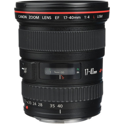 Canon EF 17-40mm f4L USM objetivo con motor AF ultra-sónico apertura f4 a f22