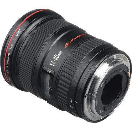 Canon EF 17-40mm f4L USM objetivo con motor AF ultra-sónico apertura f4 a f22