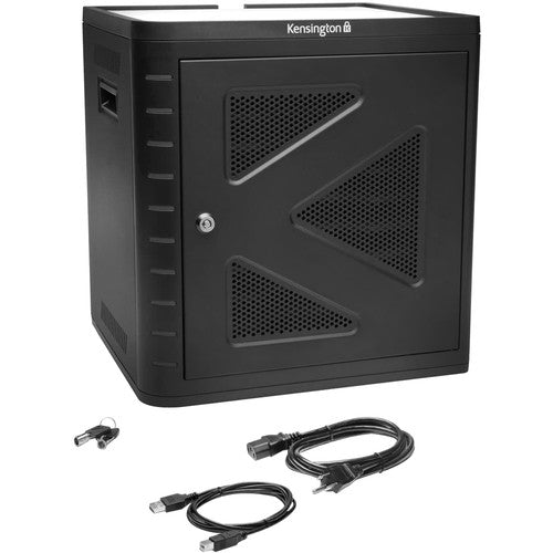 Kensington Charge and Sync Gabinete de Carga para 10 Tablets con Llaves y Cables