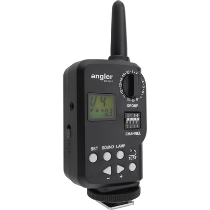 Angler RC-16-T Transmisor para Monolight Alcance 46 m Pantalla LCD