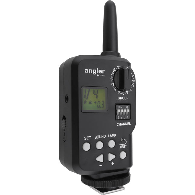 Angler RC-16-T Transmisor para Monolight Alcance 46 m Pantalla LCD