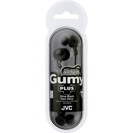 Auriculares JVC HA-FX5 Gumy Plus 11mm Neodimio Diseño Intrauditivo