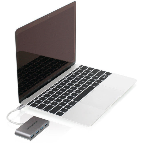 IOGEAR HUB-C Adaptador USB Type-C a 4 Puertos USB Type-A 5 Gb/s Plug and Play