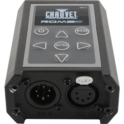 CHAUVET Professional RDM2go Herramienta de Mantenimiento DMX y RDM con 8 Horas de Batería y Adapters Incluidos