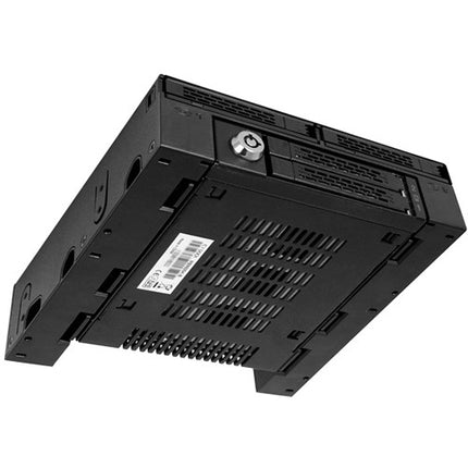 Icy Dock MB322SP-B ExpressCage Adaptador para Bahía 5.25" Soporta 2 x 2.5" y 1 x 3.5"