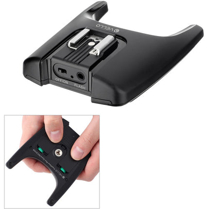 Vello FreeWave Mini-Stand receptor de radio 2.4GHZ alcance 60m montaje flash