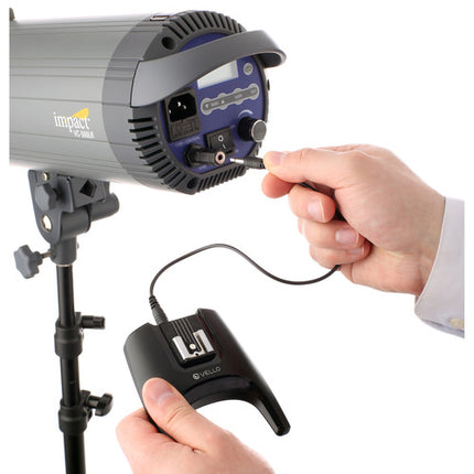 Vello FreeWave Mini-Stand receptor de radio 2.4GHZ alcance 60m montaje flash
