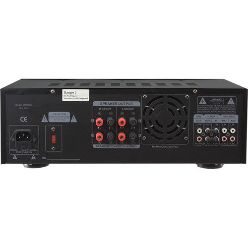 Technical Pro MM2000 Amplificador de Micrófono con 2000W USB y Bluetooth