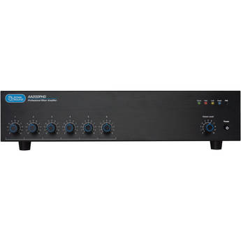 AtlasIED AA200PHD Amplificador Mezclador 200W 6-Input PHD Automático