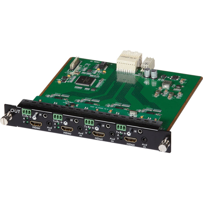 MuxLab 4 Channel Tarjeta de Salida HDMI RS232 4K UHD para Matriz Modular 16x16