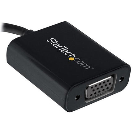 StarTech Adaptador USB Tipo-C a VGA Negro Compatible MacBook Chromebook