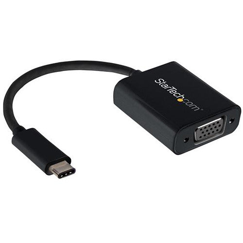 StarTech Adaptador USB Tipo-C a VGA Negro Compatible MacBook Chromebook