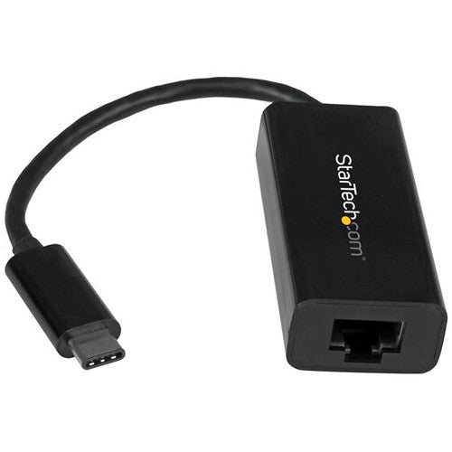 StarTech Adaptador USB 3.1 Gen 1 Tipo C a Ethernet Gigabit Negro 5 Gb/s