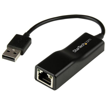StarTech Adaptador USB 2.0 a Ethernet 10/100 Mbps con CD y Manual