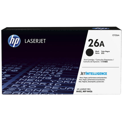 Cartucho de tóner HP 26A negro para LaserJet Pro M402 M426 3100 páginas