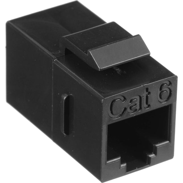 NTW Cat 6a Acoplador Keystone Negro Compatible 10G Ethernet TIA EIA