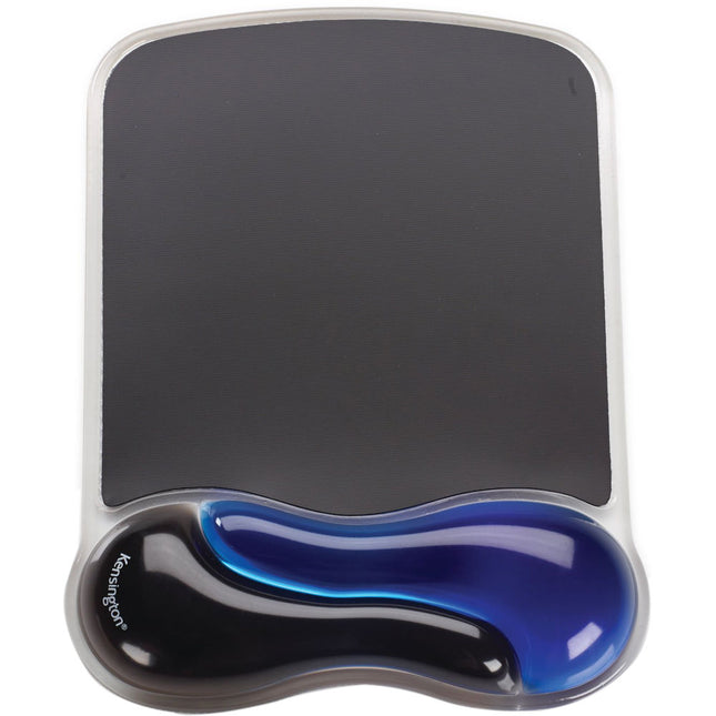 Kensington Duo Gel Mouse Pad con Reposamuñecas Gel Ventilado Azul Negro