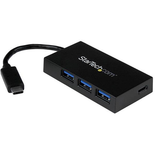 StarTech HB30C3A1CFB Concentrador USB 3.0 4 Puertos Negro Garantía 2 Años