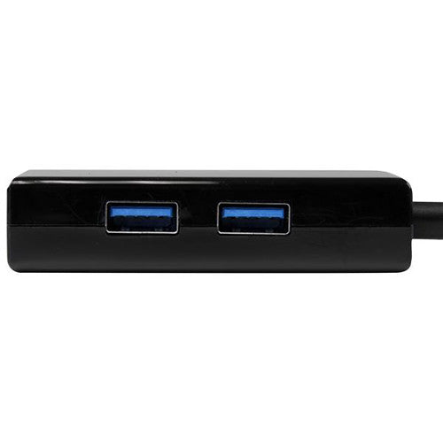 StarTech Adaptador USB 3.0 a Red Gigabit con Hub USB de 2 Puertos