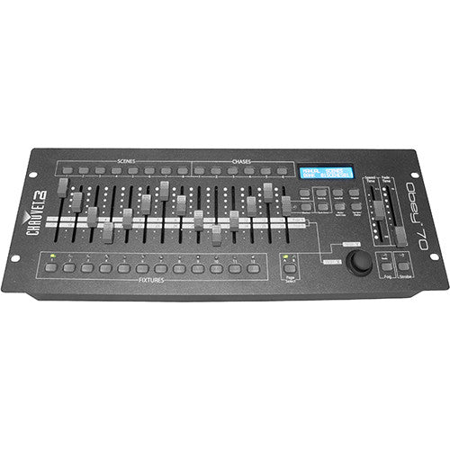 CHAUVET DJ Obey 70 Controlador DMX con 12 Canales y 14 Faders