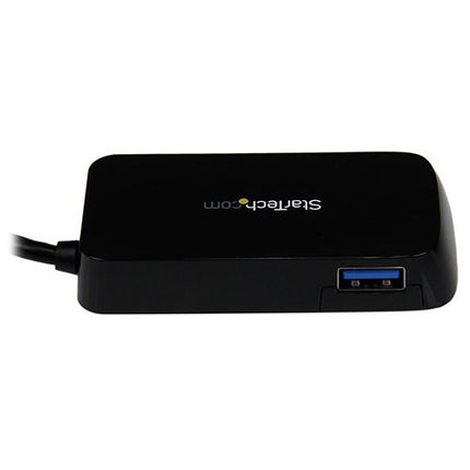 StarTech Hub USB 3.0 portátil 4 puertos SuperSpeed 5 Gbps integrado