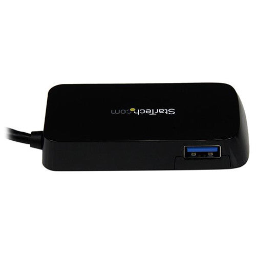 StarTech Hub USB 3.0 portátil 4 puertos SuperSpeed 5 Gbps integrado