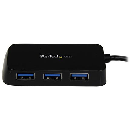 StarTech Hub USB 3.0 portátil 4 puertos SuperSpeed 5 Gbps integrado