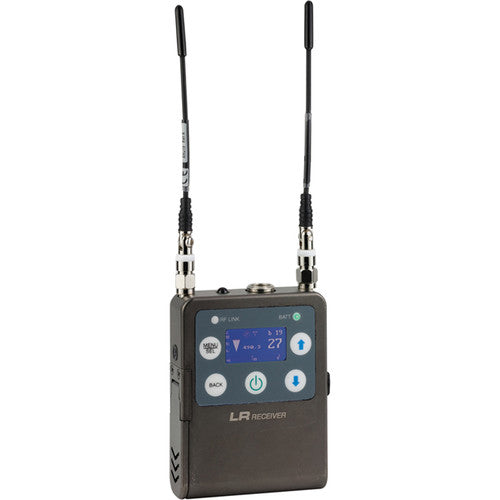 Lectrosonics L Series ZS-LRLT Sistema Micrófono Lavalier Inalámbrico Omnidireccional 50 100mW 4h Batería