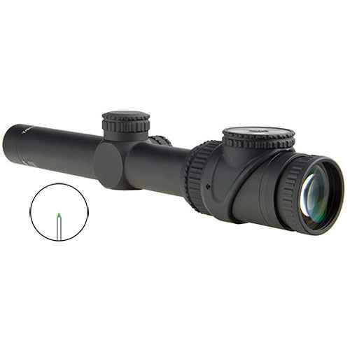 Trijicon 1-6x24 AccuPoint Visor para Rifle Con Iluminación Triángulo Verde y Turrets Ajustables