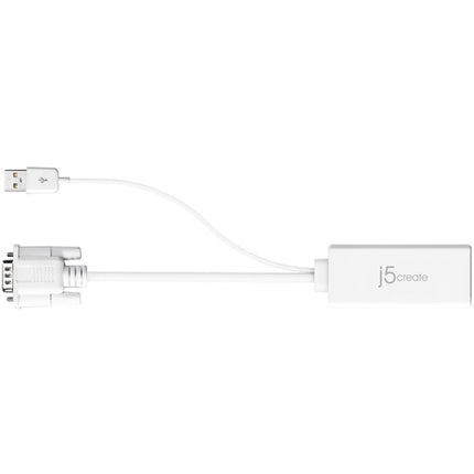 j5create Adaptador de Video VGA a HDMI Resolución 1920x1200 USB Audio