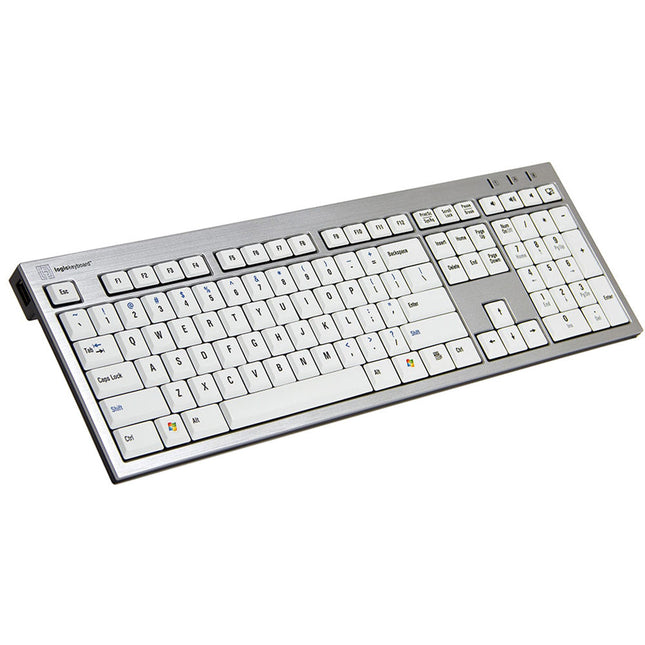 Logickeyboard Premium Slimline Teclado para Windows Inglés Americano Garantía 1 Año