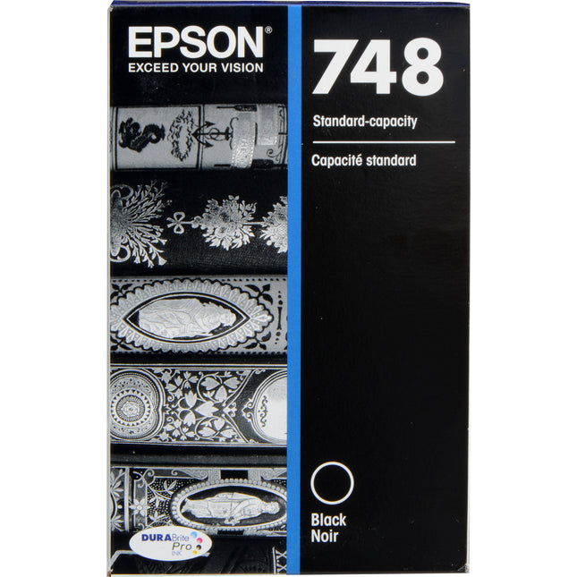 Epson DURABrite Pro 748 Cartucho de Tinta Negro Capacidad Estándar para WorkForce Pro