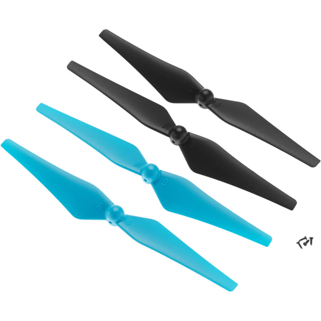 DROMIDA Hélices para Vista UAV Cuadricóptero 4 unidades Azul Negro