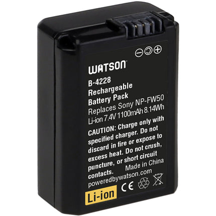 Watson NP-FW50 Batería de Litio 7.4V 1100mAh para Sony con Garantía