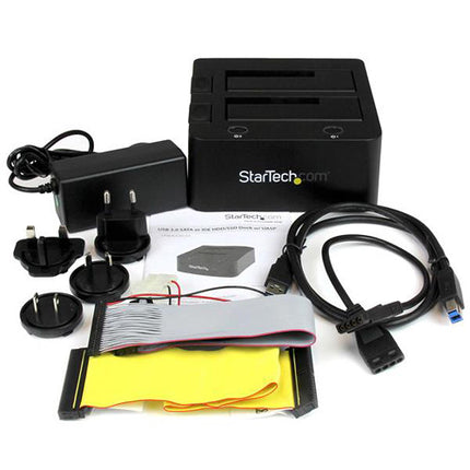 StarTech Station de Acoplamiento USB 3.0 Universal para Discos SATA y PATA 3.5 y 2.5 Pulgadas