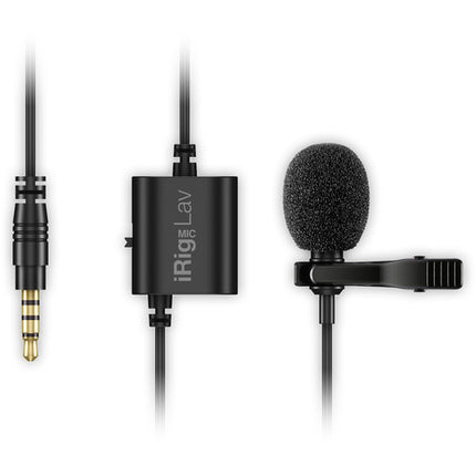 IK Multimedia iRig Mic Lavalier Pack Micrófonos de Solapa Omnidireccionales para Smartphone Tablets y Computadoras