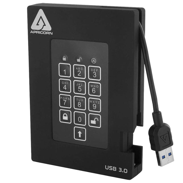 Apricorn 1TB Aegis Fortress SSD USB 3.2 Gen 1 350 MB/s teclado numérico integrado