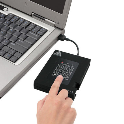 Apricorn 1TB Aegis Fortress SSD USB 3.2 Gen 1 350 MB/s teclado numérico integrado